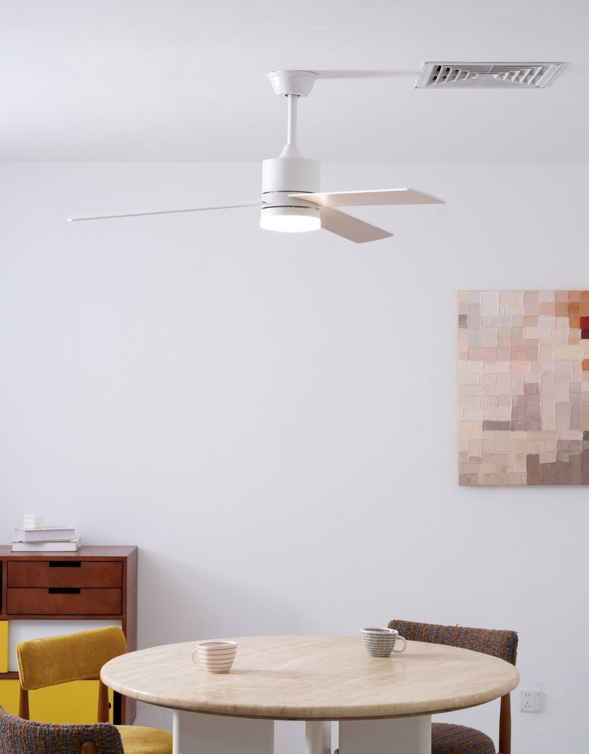 Virainian Ventilador con luz