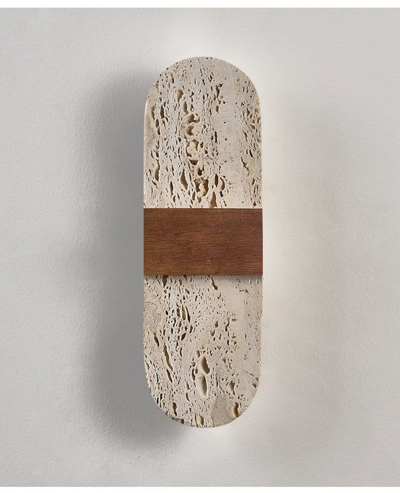 Seroelle aplique de pared travertino