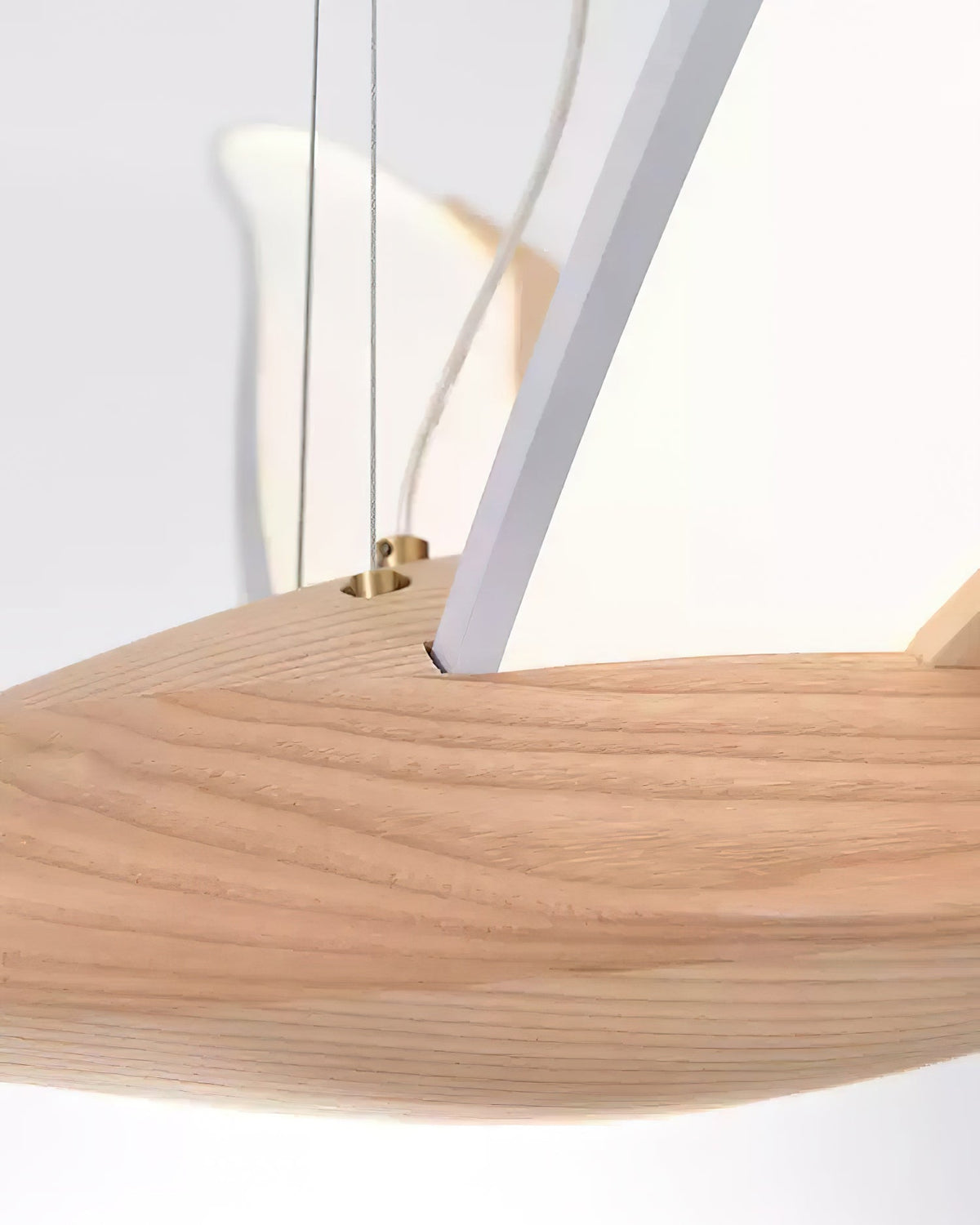 Syloine lámpara colgante moderna de madera
