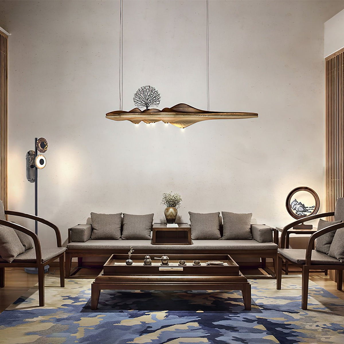Tolven lámpara colgante Premium Elegancia de madera