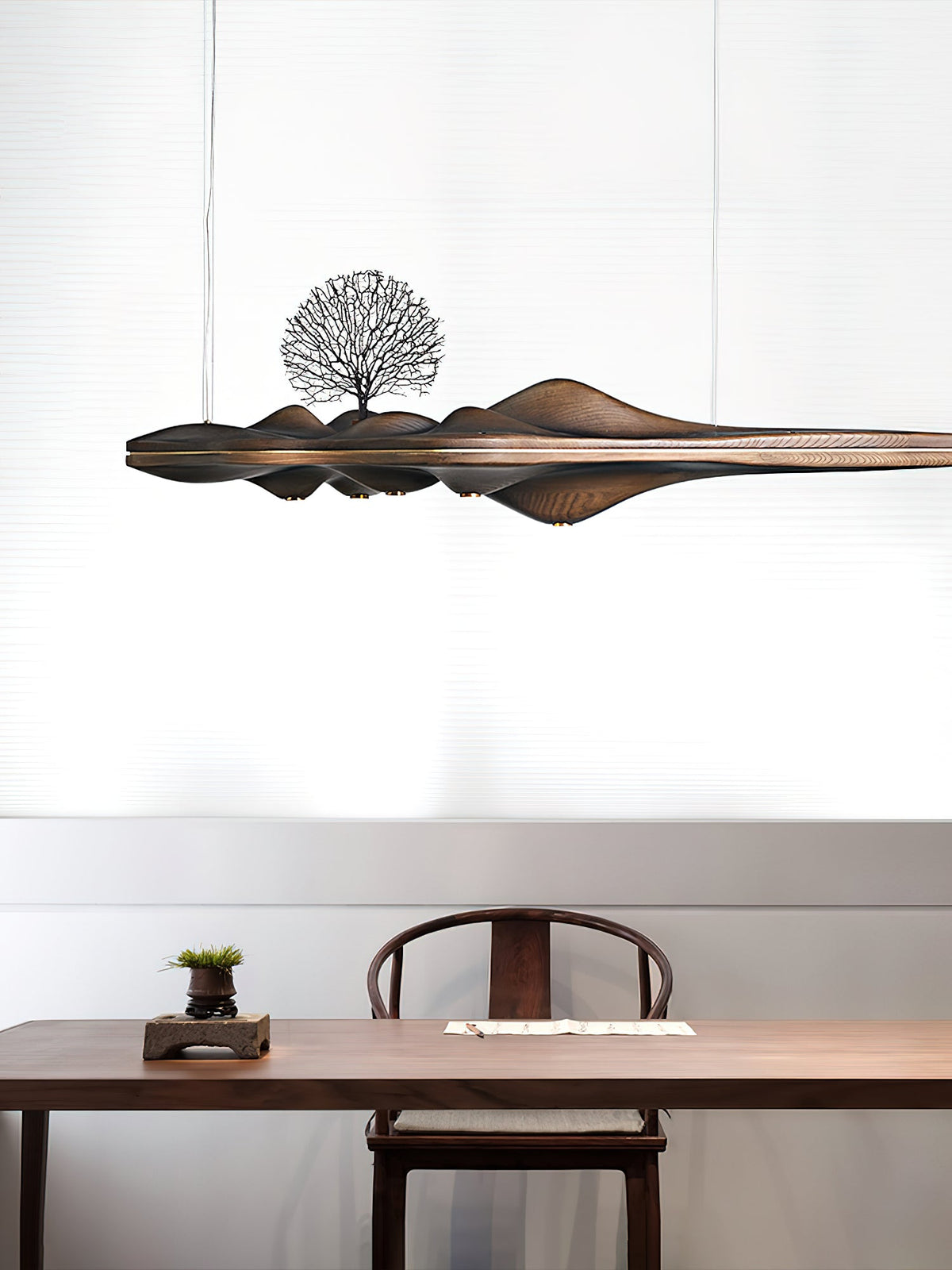 Tolven lámpara colgante Premium Elegancia de madera