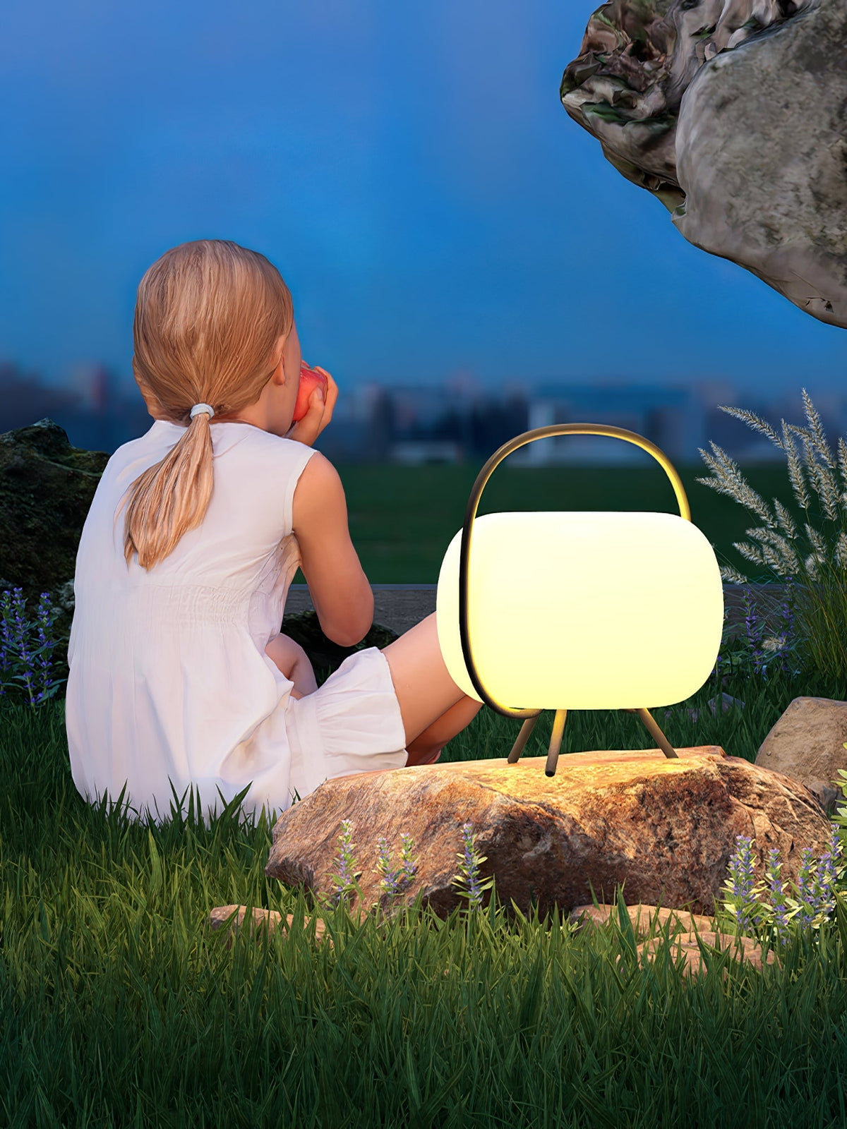 Prytk luminaria exterior Solar Tipo Farol