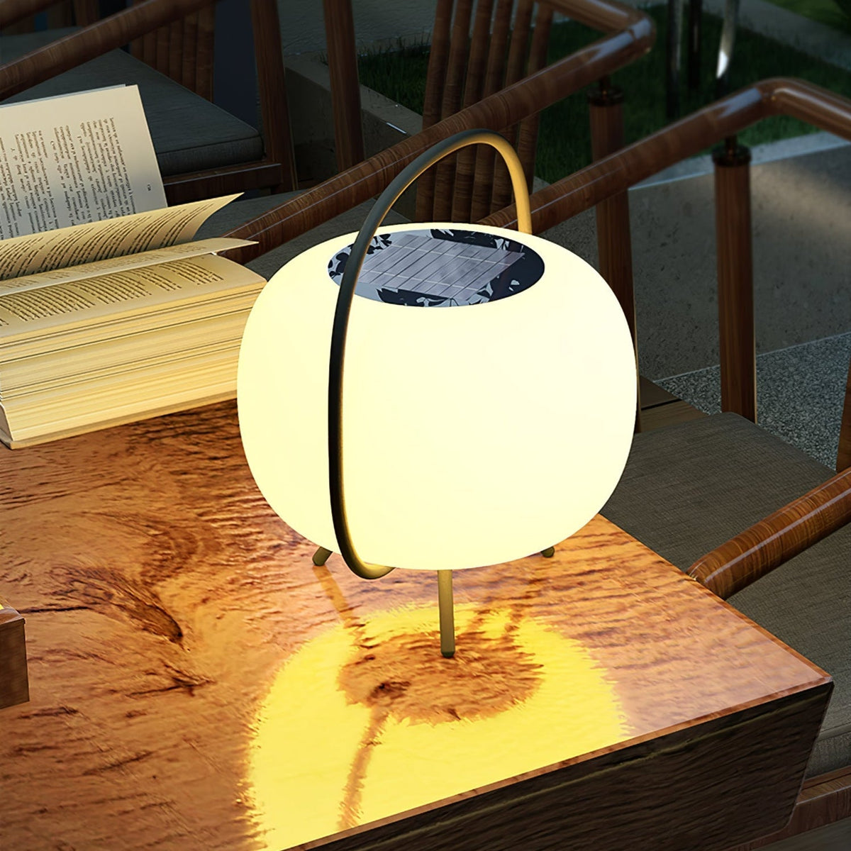 Prytk luminaria exterior Solar Tipo Farol