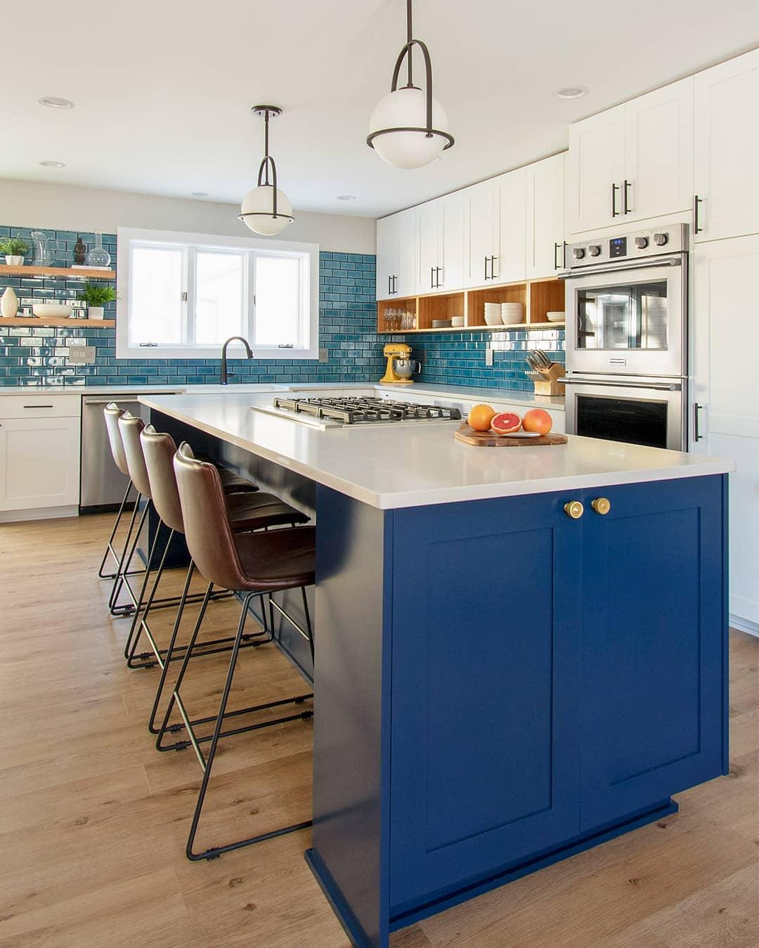 Brandonis lámpara colgante moderna de vidrio