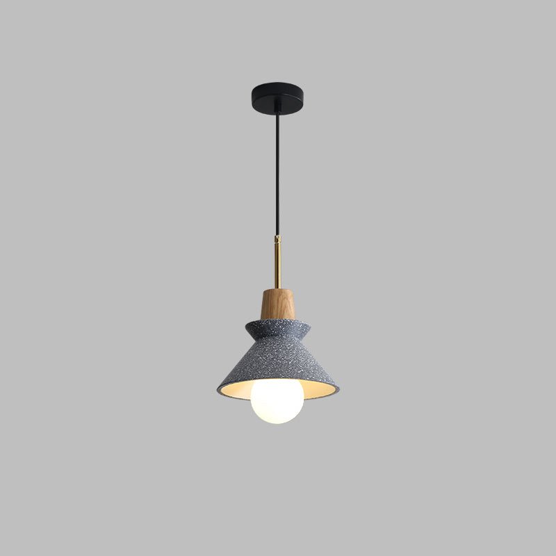 Revelo lámpara colgante de madera minimalista nórdica