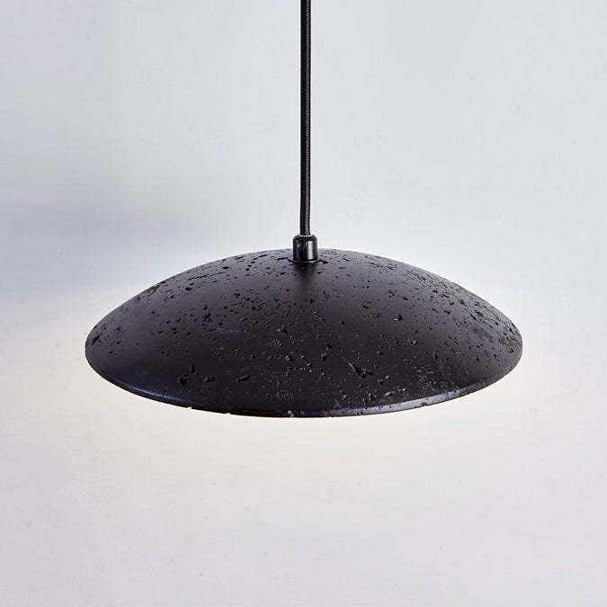 Noreeria lámpara colgante en travertino negro