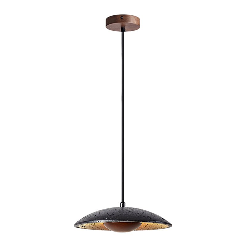 Noreeria lámpara colgante en travertino negro