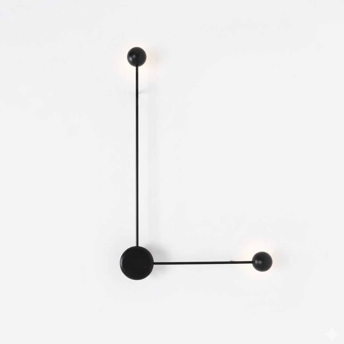 Esfera aplique de pared con tallo y LED