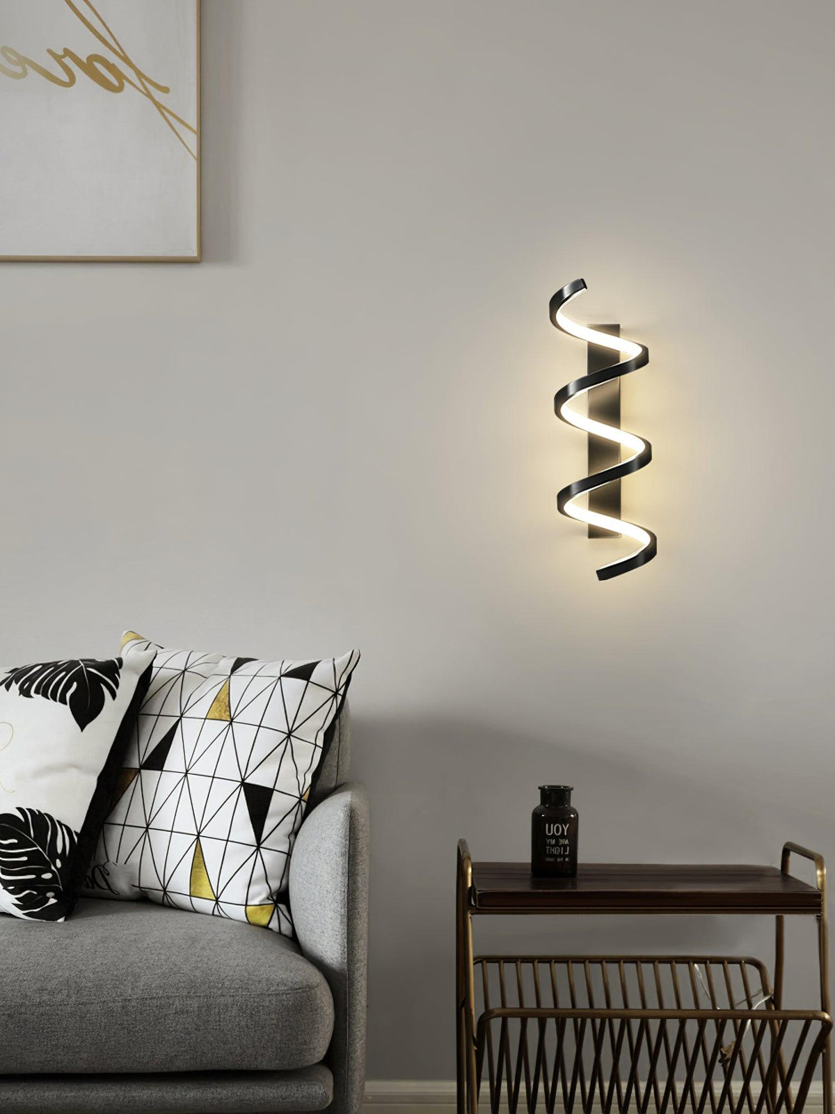 Asilion nórdico aplique de pared Art Spiral