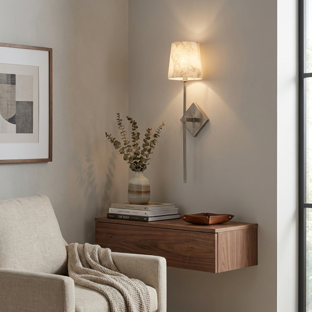 Davenwick Aplique de pared de alabastro