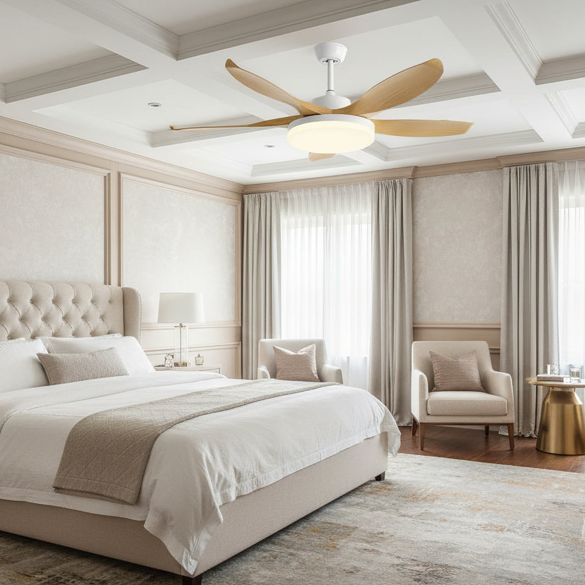 Liororeria ventilador de techo con luz