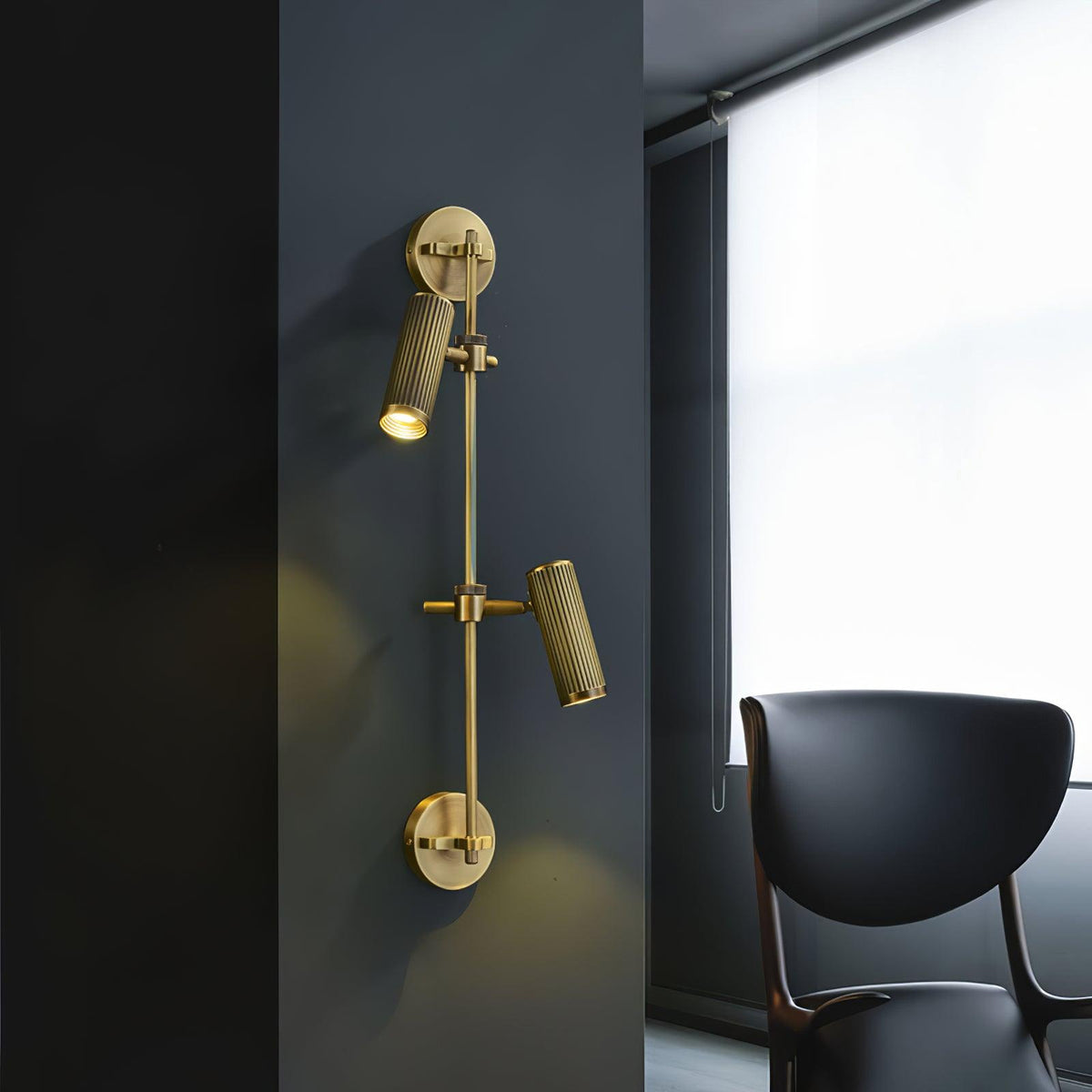 Kirixel aplique de pared industrial de latón
