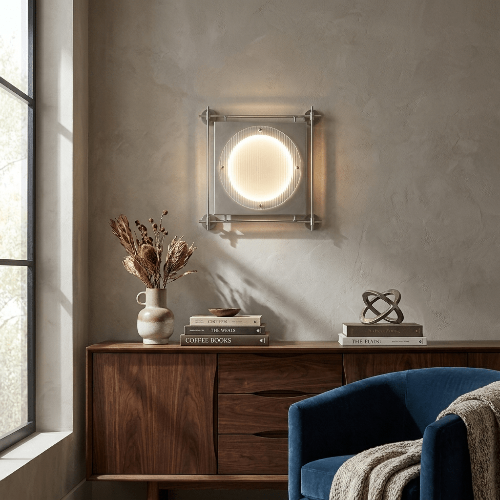 Aplique de pared de marco cuadrado LED