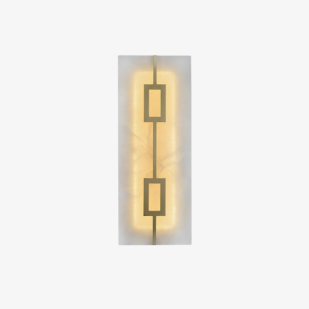 Alvelor aplique de pared geométrico de alabastro