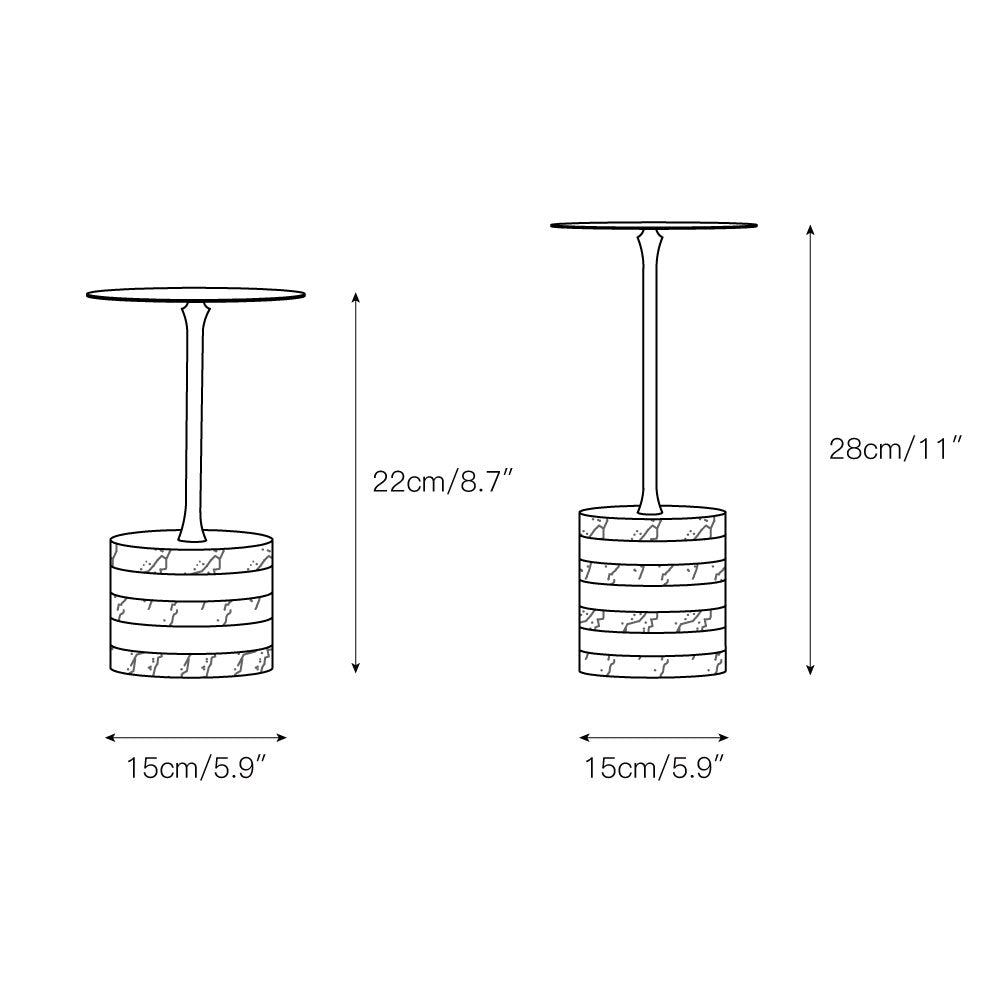 Teriivette Soporte para velas