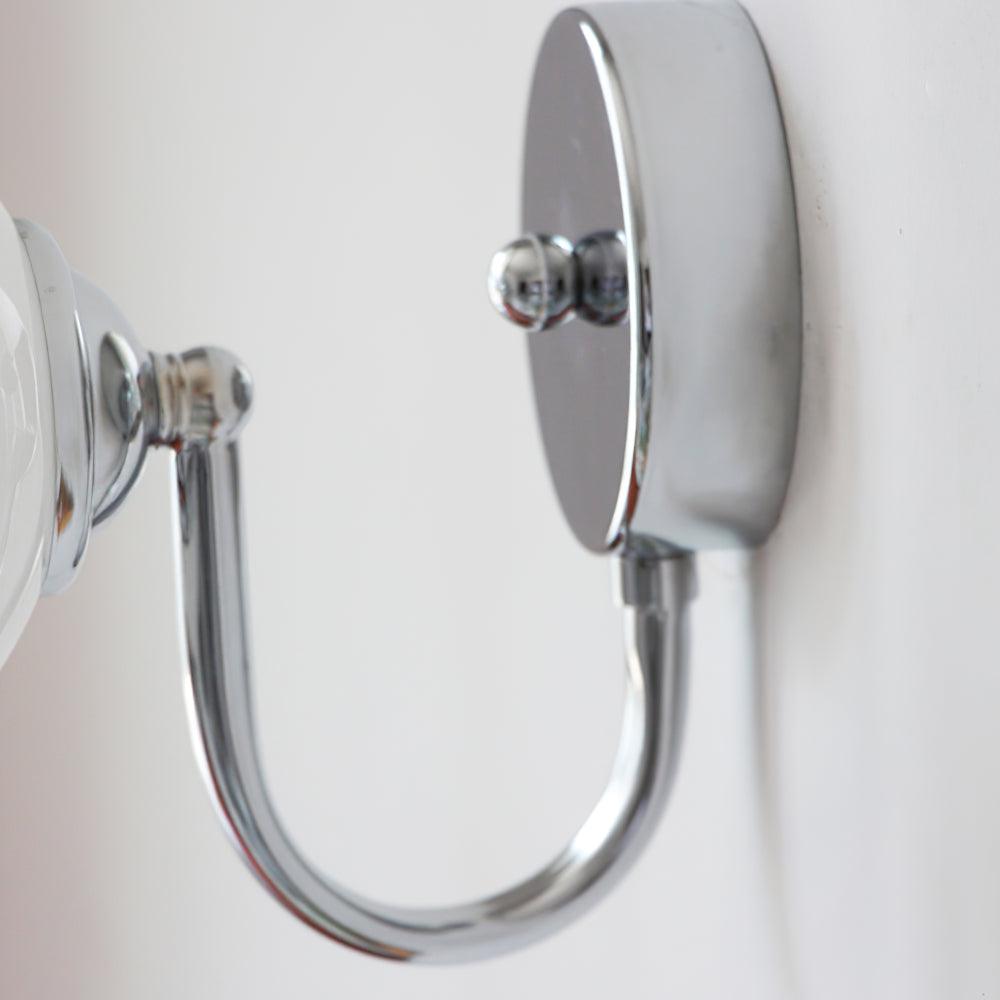 Coda aplique de pared moderno de vidrio