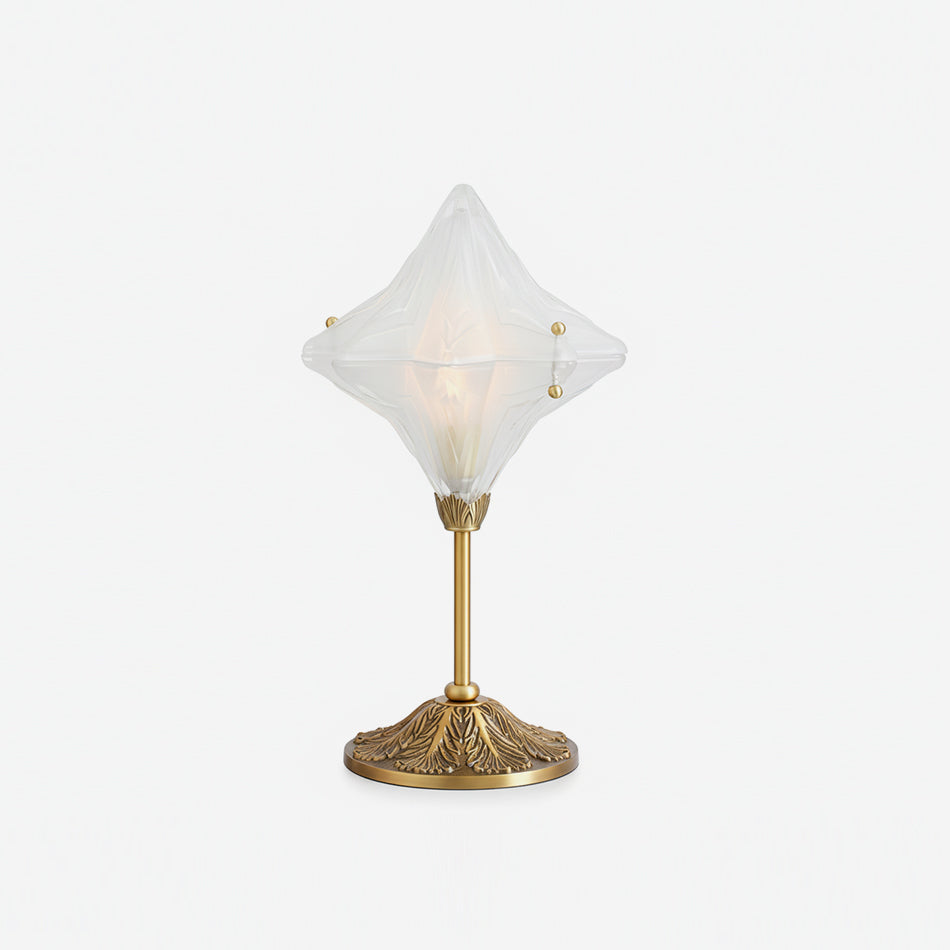 Lámpara de mesa de travertino
