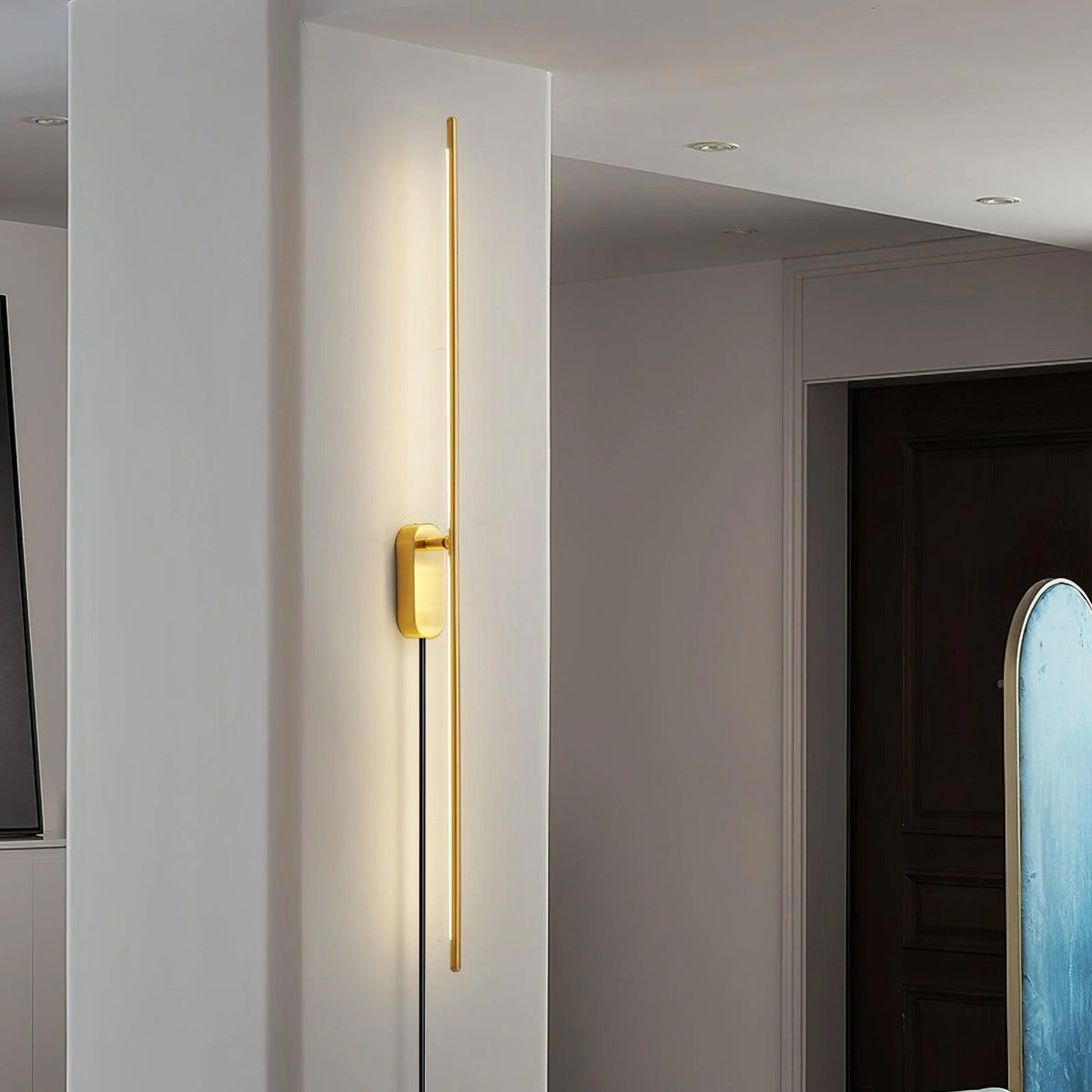 Vrysl aplique de pared con enchufe minimalista enchufable