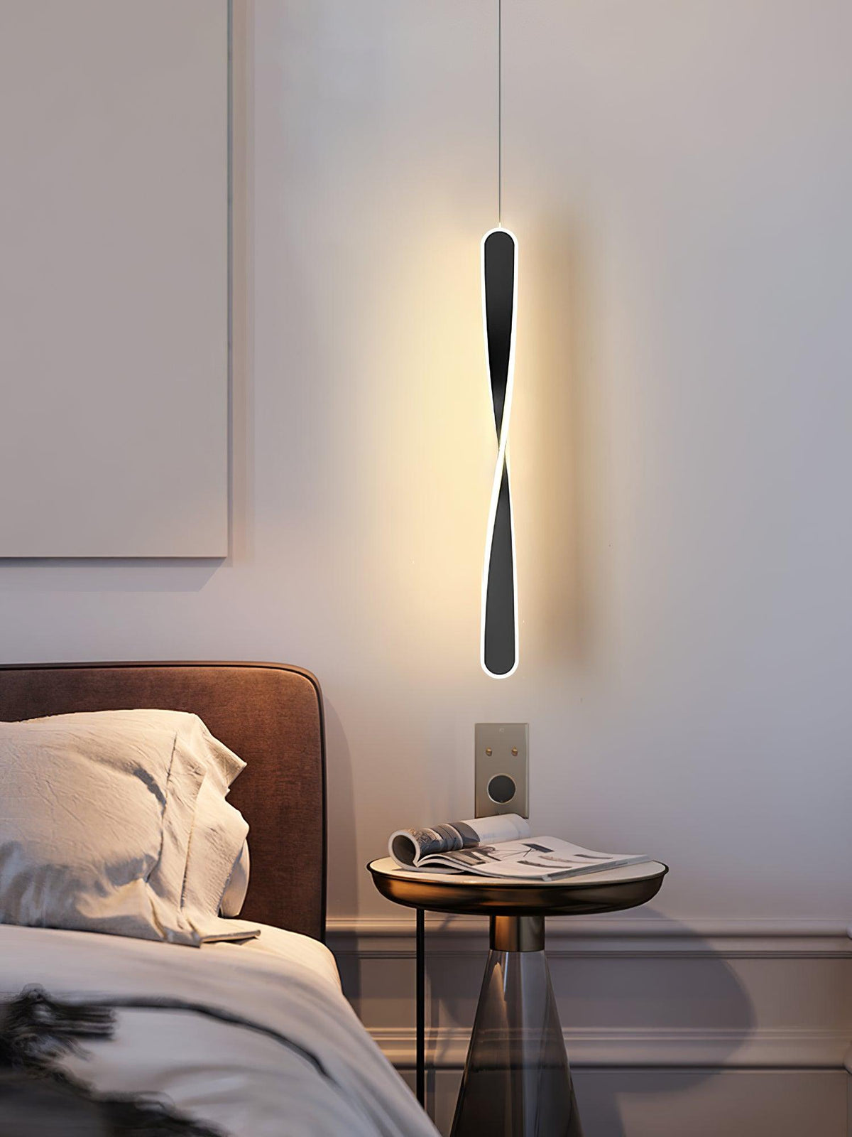 Rusk lámpara colgante de acrílico