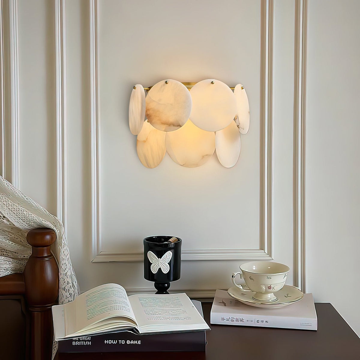 Avenlith aplique de pared alabastro