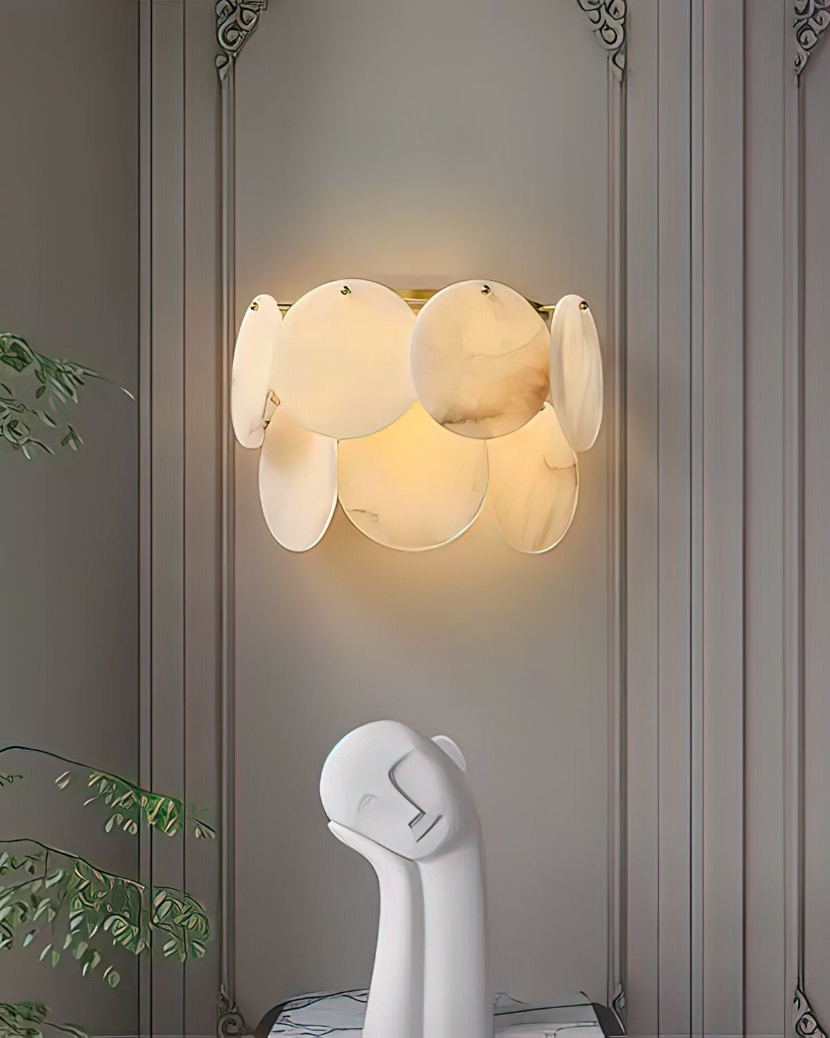 Avenlith aplique de pared alabastro
