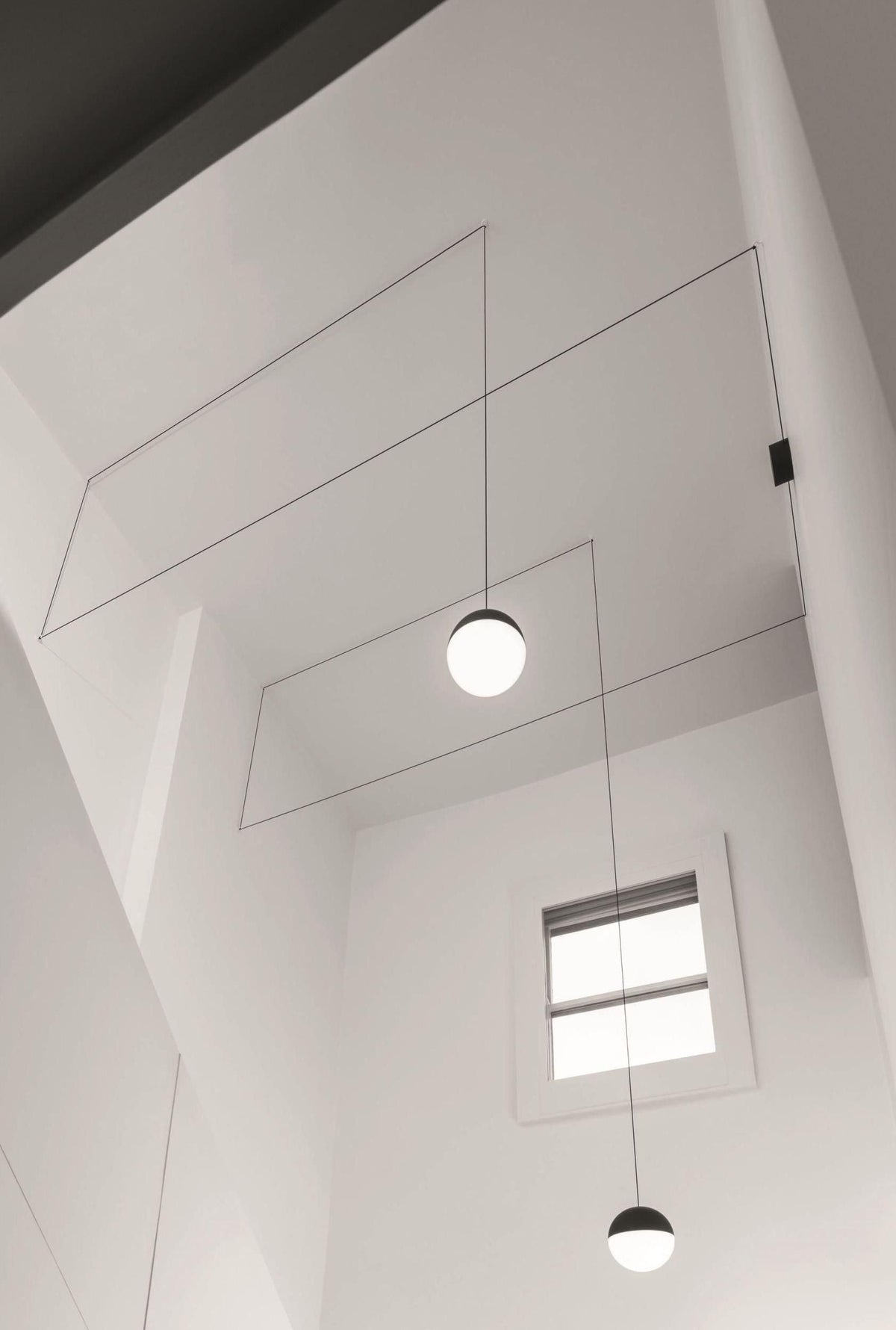 Fio lámpara colgante minimalista de plástico