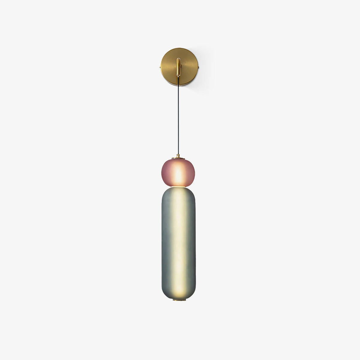 Eurtalia aplique de pared moderno minimalista de vidrio