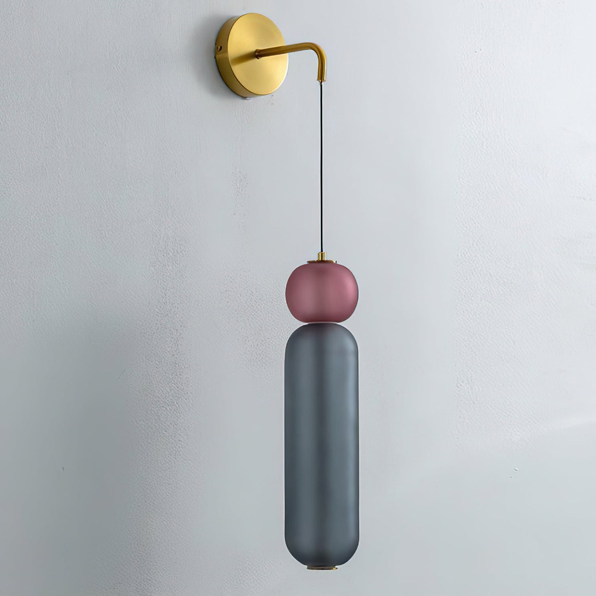 Eurtalia aplique de pared moderno minimalista de vidrio