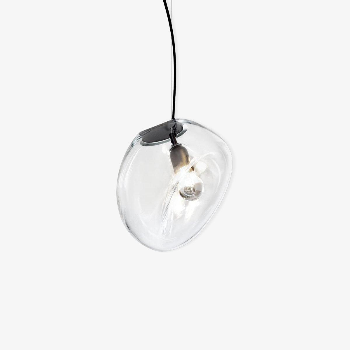 Rune lámpara colgante minimalista de vidrio