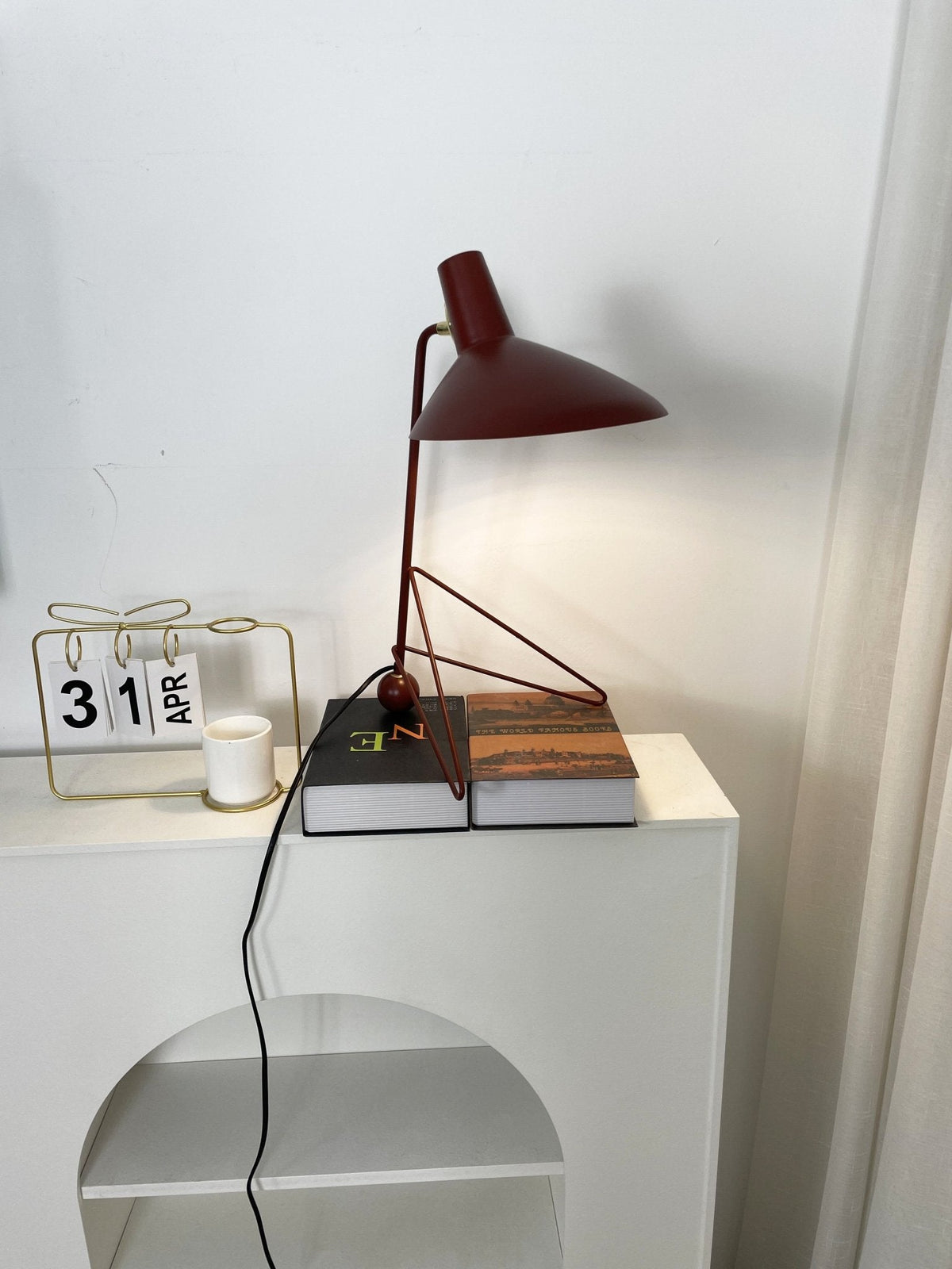 Pivot lámpara de mesa industrial