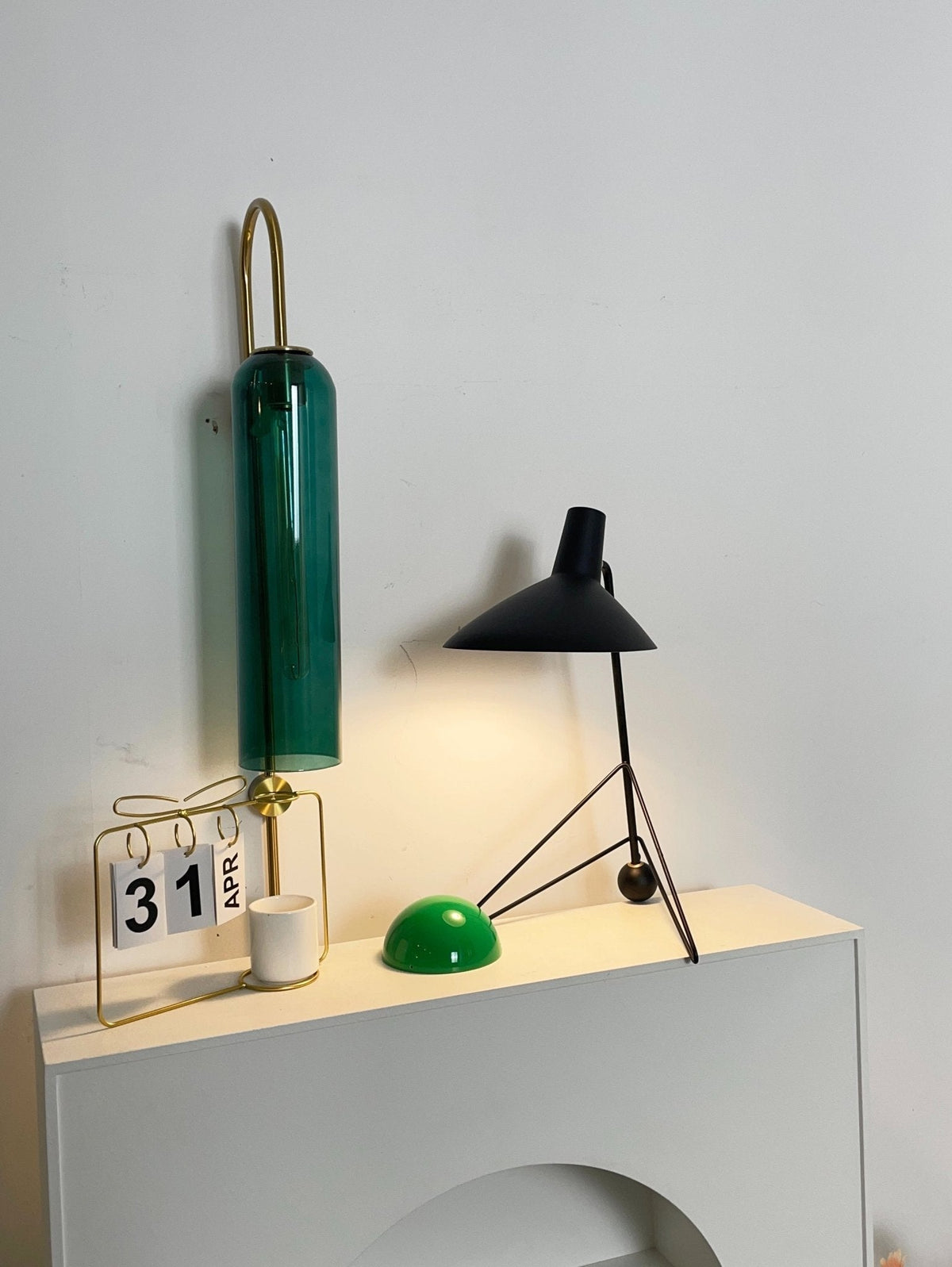 Pivot lámpara de mesa industrial