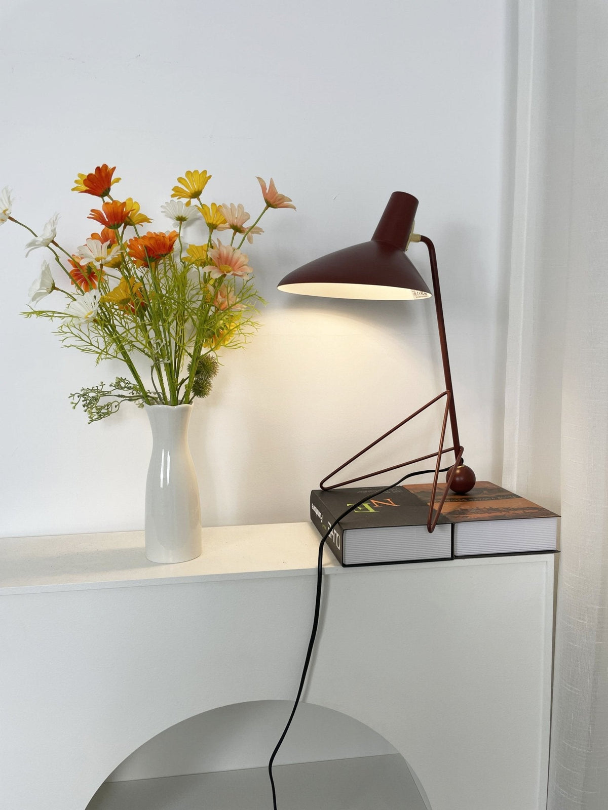 Pivot lámpara de mesa industrial