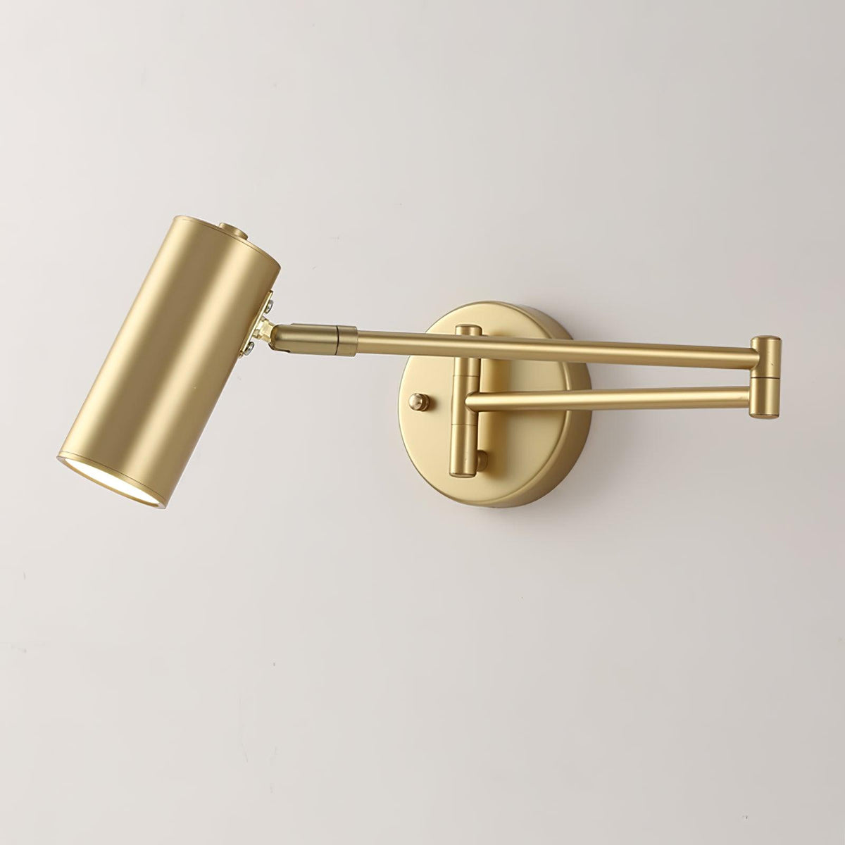 Auraelle aplique de pared con brazo articulado de latón regulable