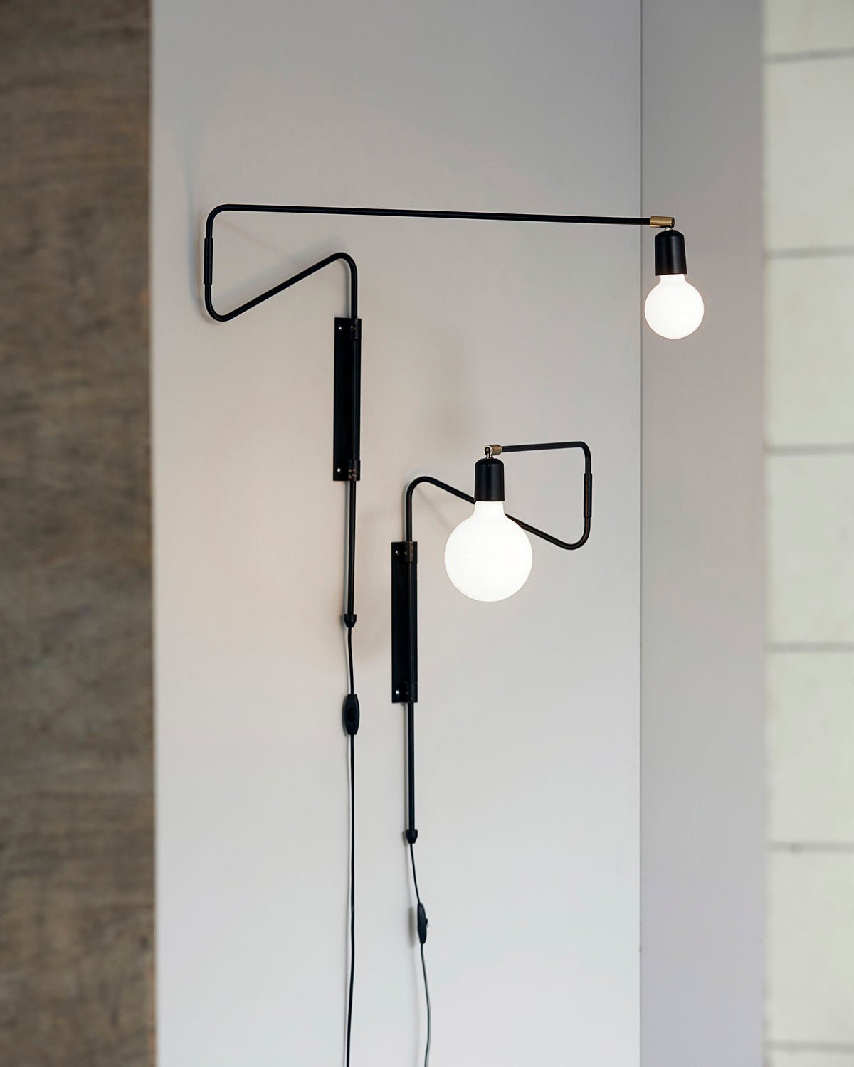 Elsoreth aplique de pared moderno minimalista Swing