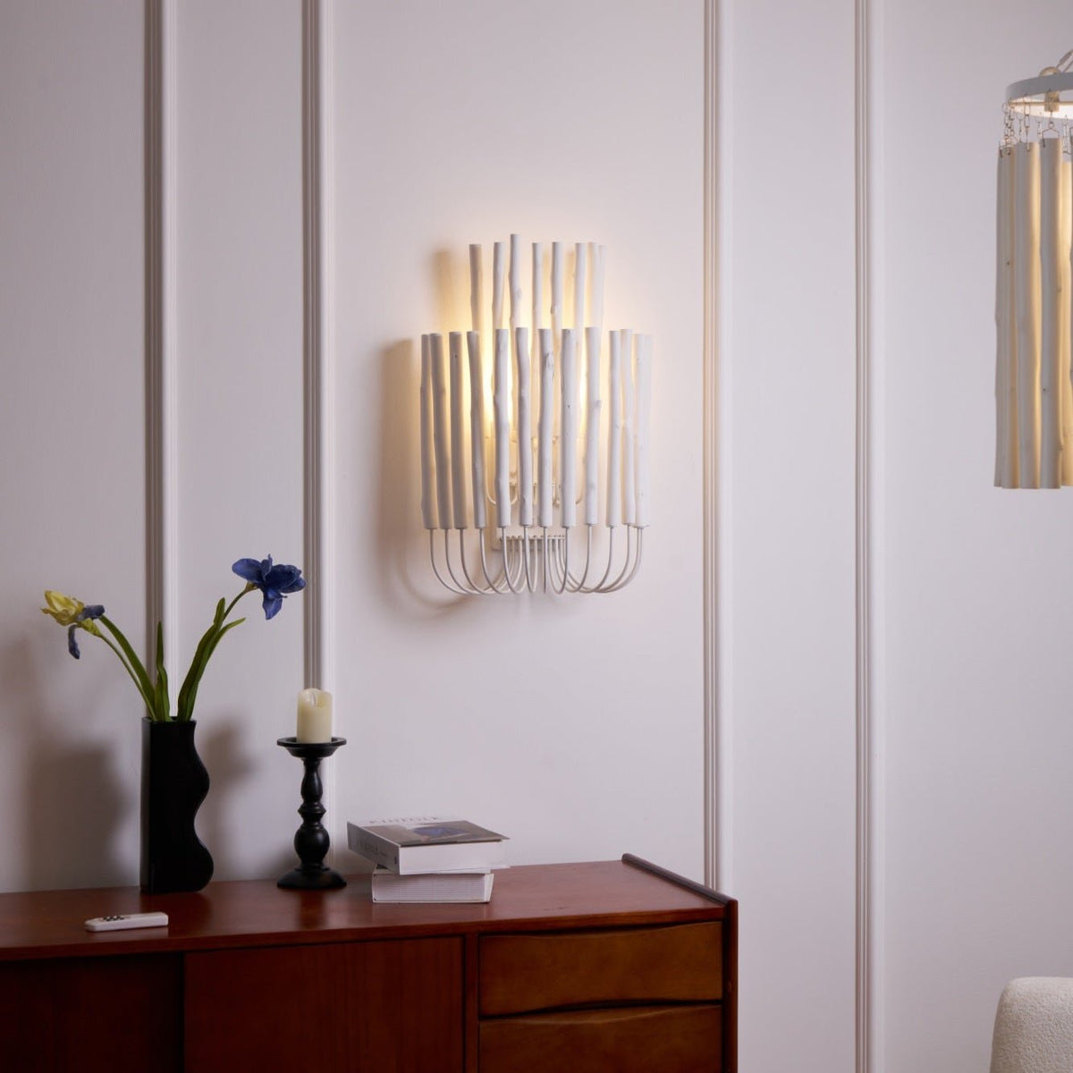 Vasilora aplique de pared individual de madera con diseño creativo artístico