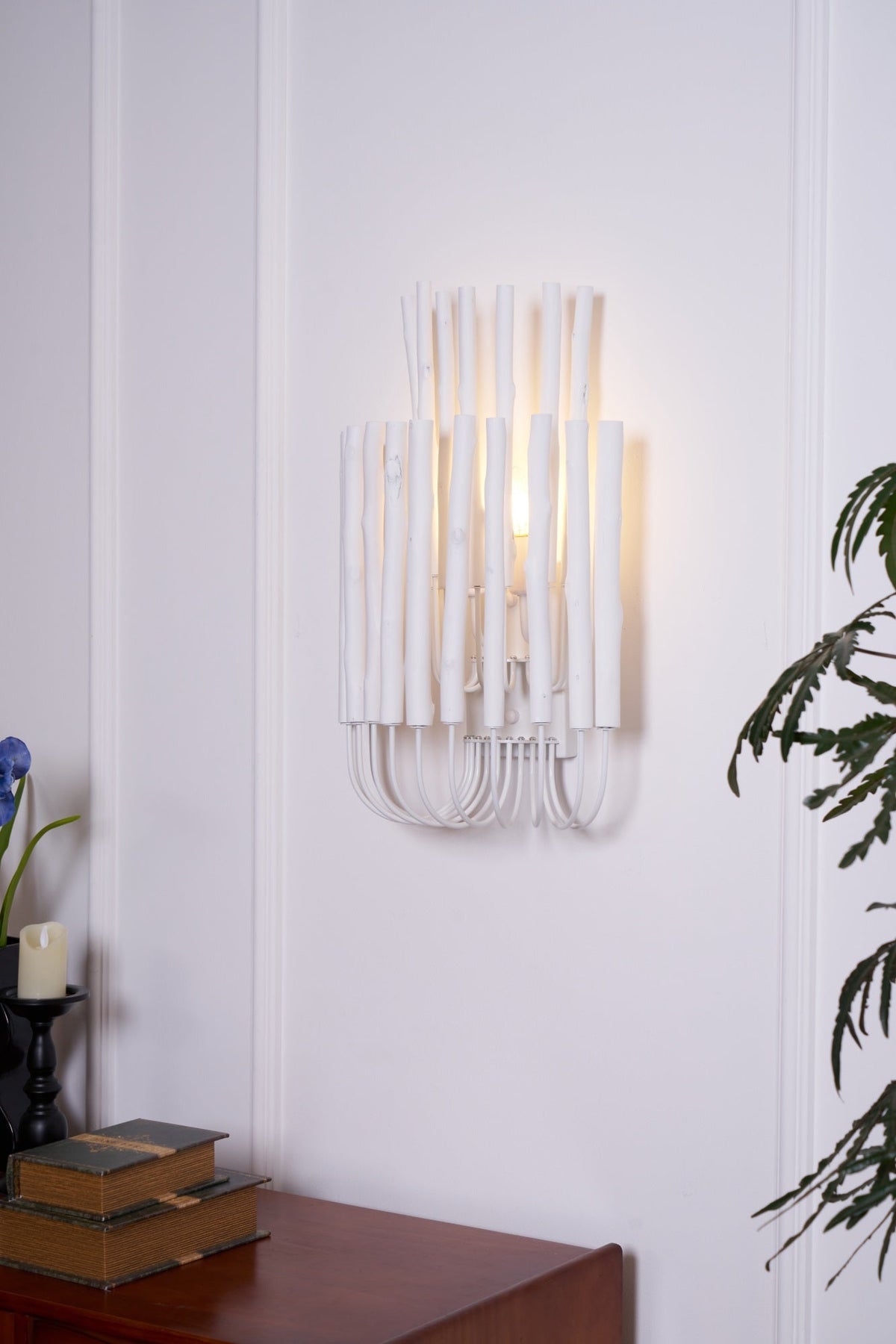 Vasilora aplique de pared individual de madera con diseño creativo artístico