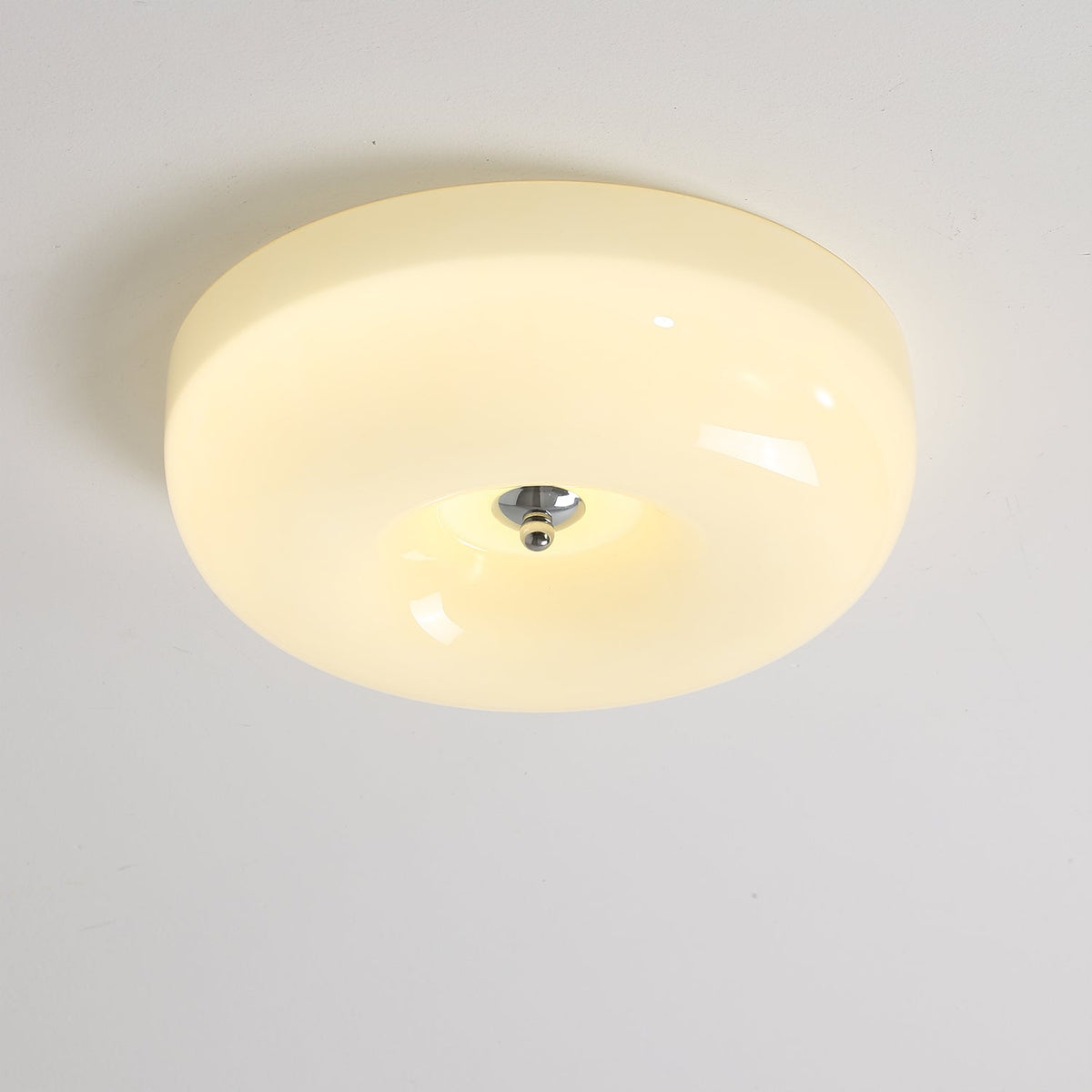 Cam lámpara de techo moderna minimalista de vidrio con diseño en espiral
