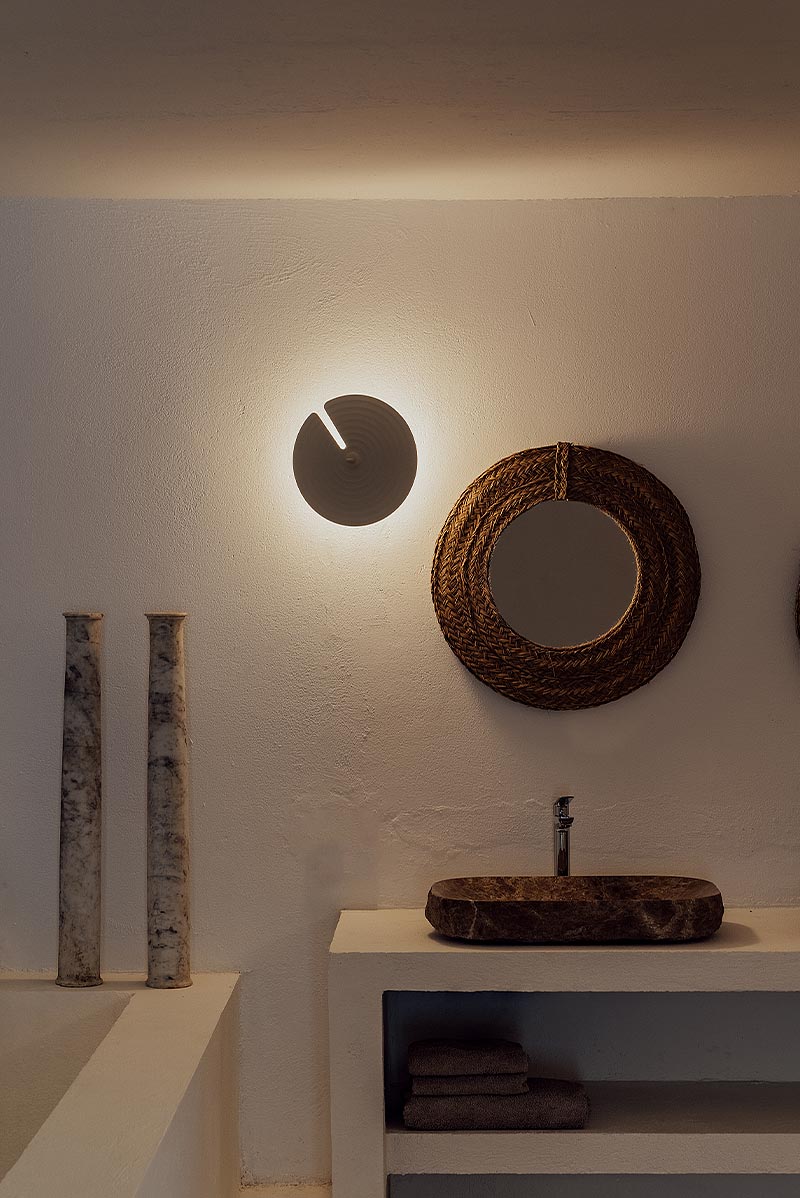 Avvarir aplique de pared clásico nórdico