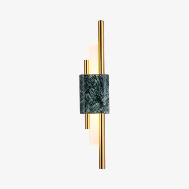 Evely aplique de pared Premium nórdico de arte con acabados en mármol enchufable