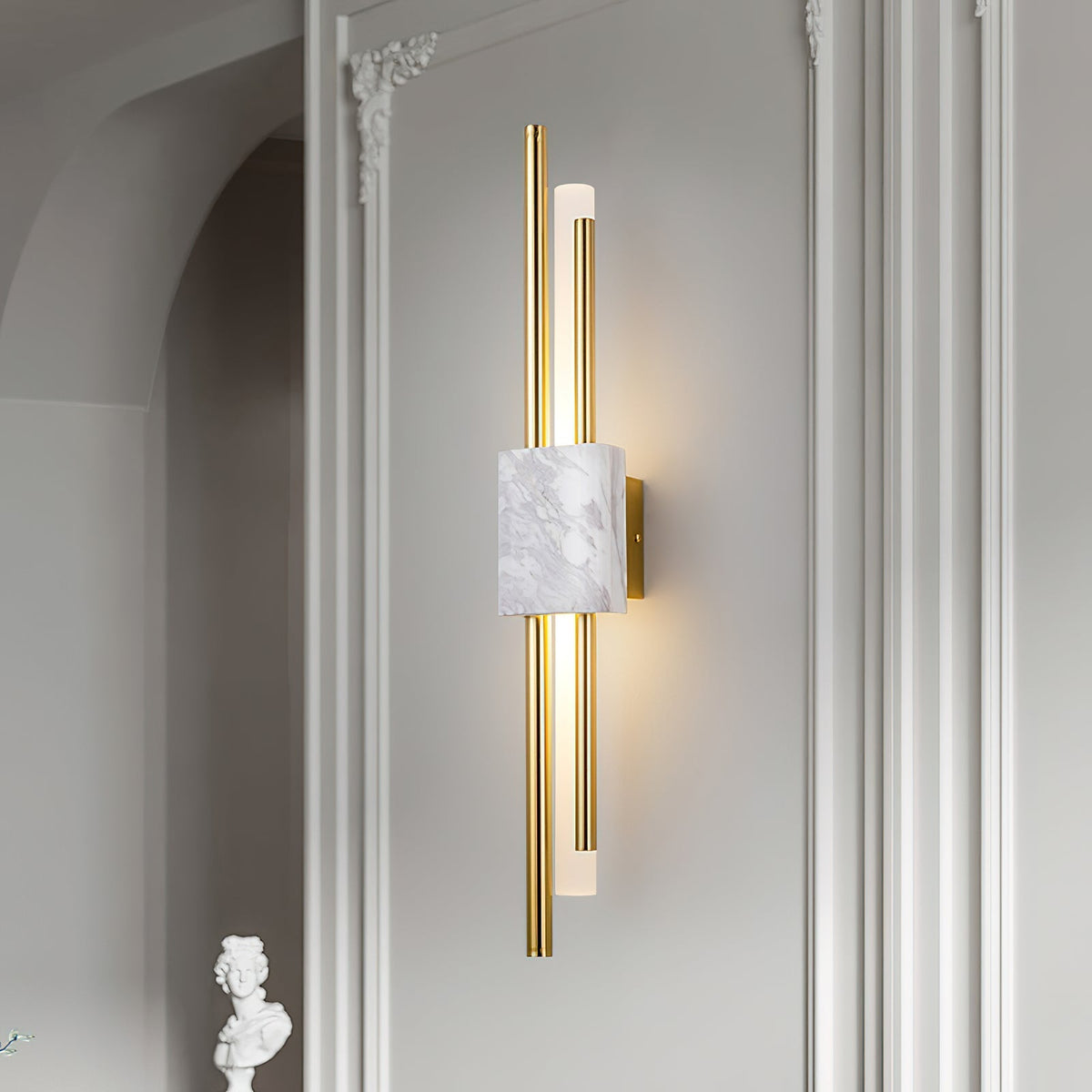 Mirenol aplique de pared de mármol nórdico premium art