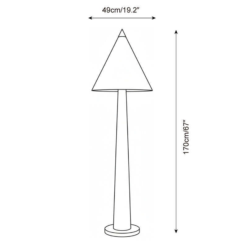 Cone-Gable lámpara de pie