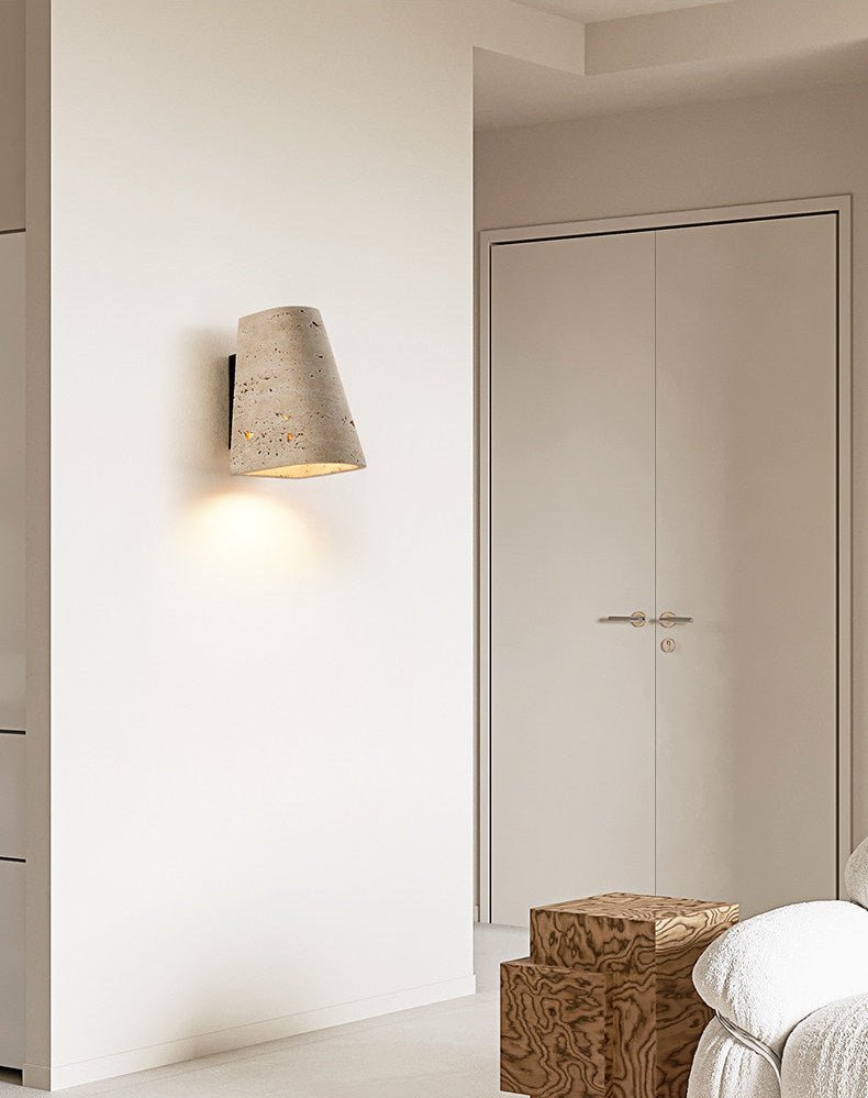 Tavren aplique de pared de travertino