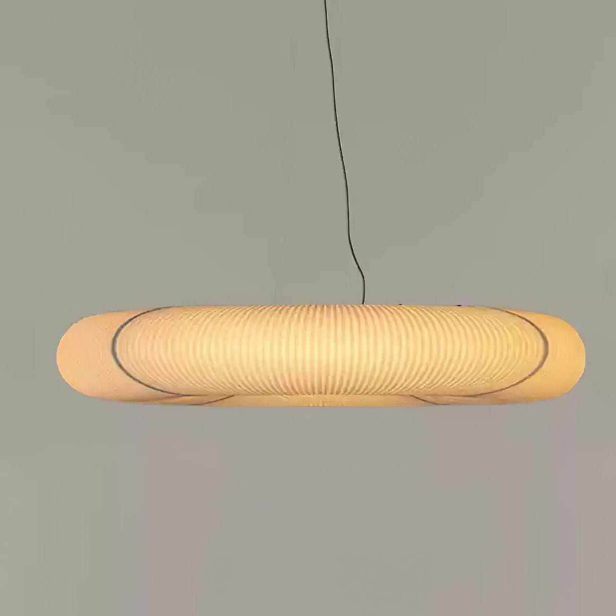 Citheis Lámpara Colgante Minimalista de Seda Natural de Morera