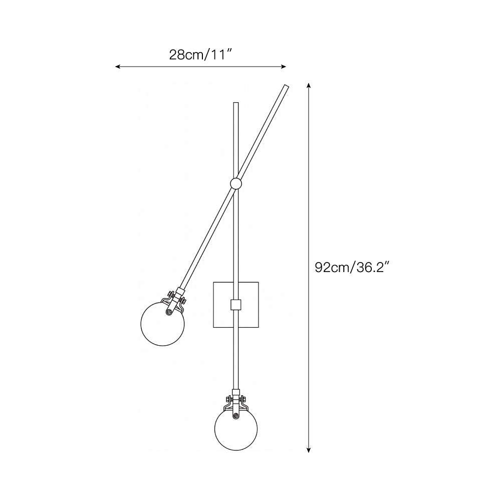 Vester aplique de pared