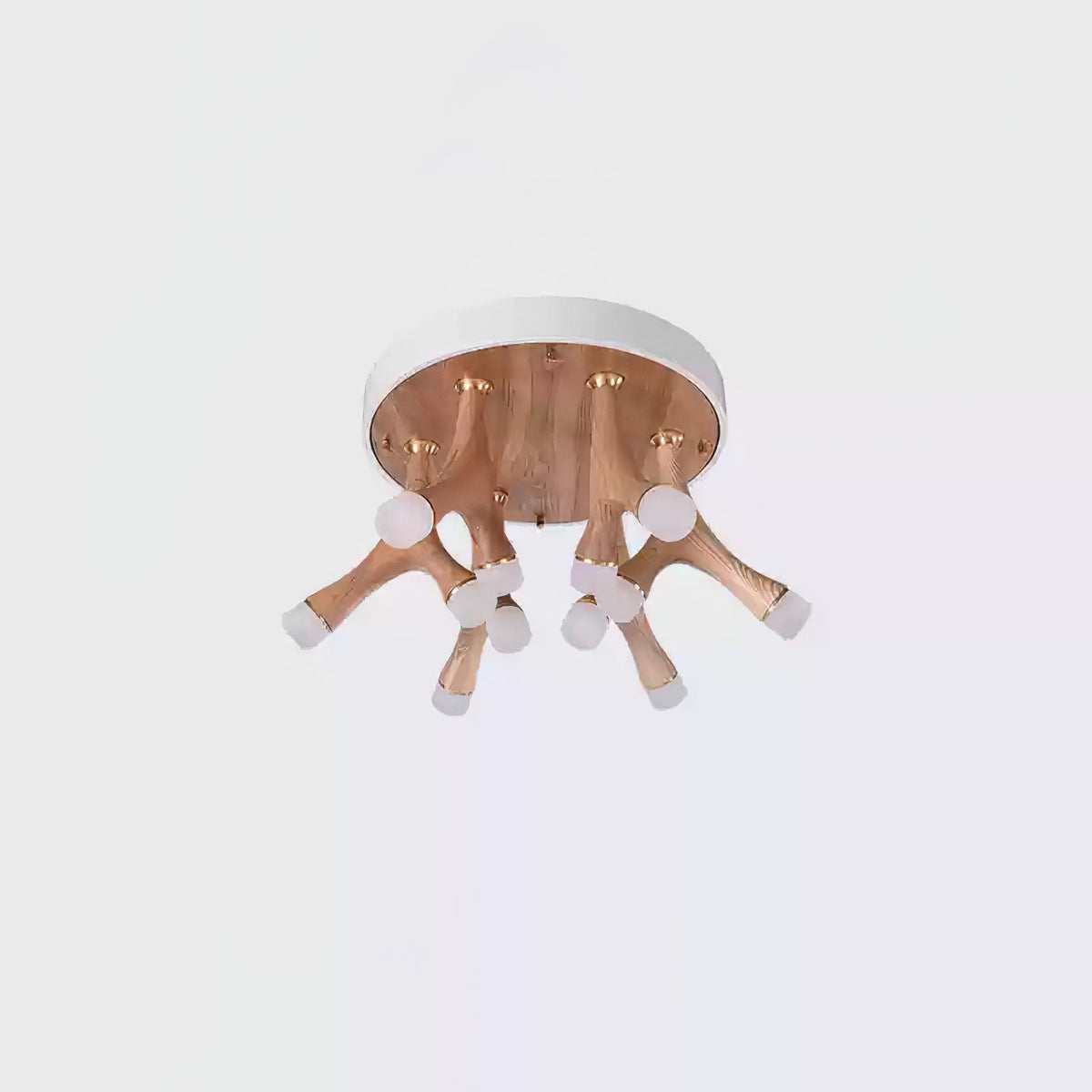 Vilorion lámpara de techo inspirada en la naturaleza con madera