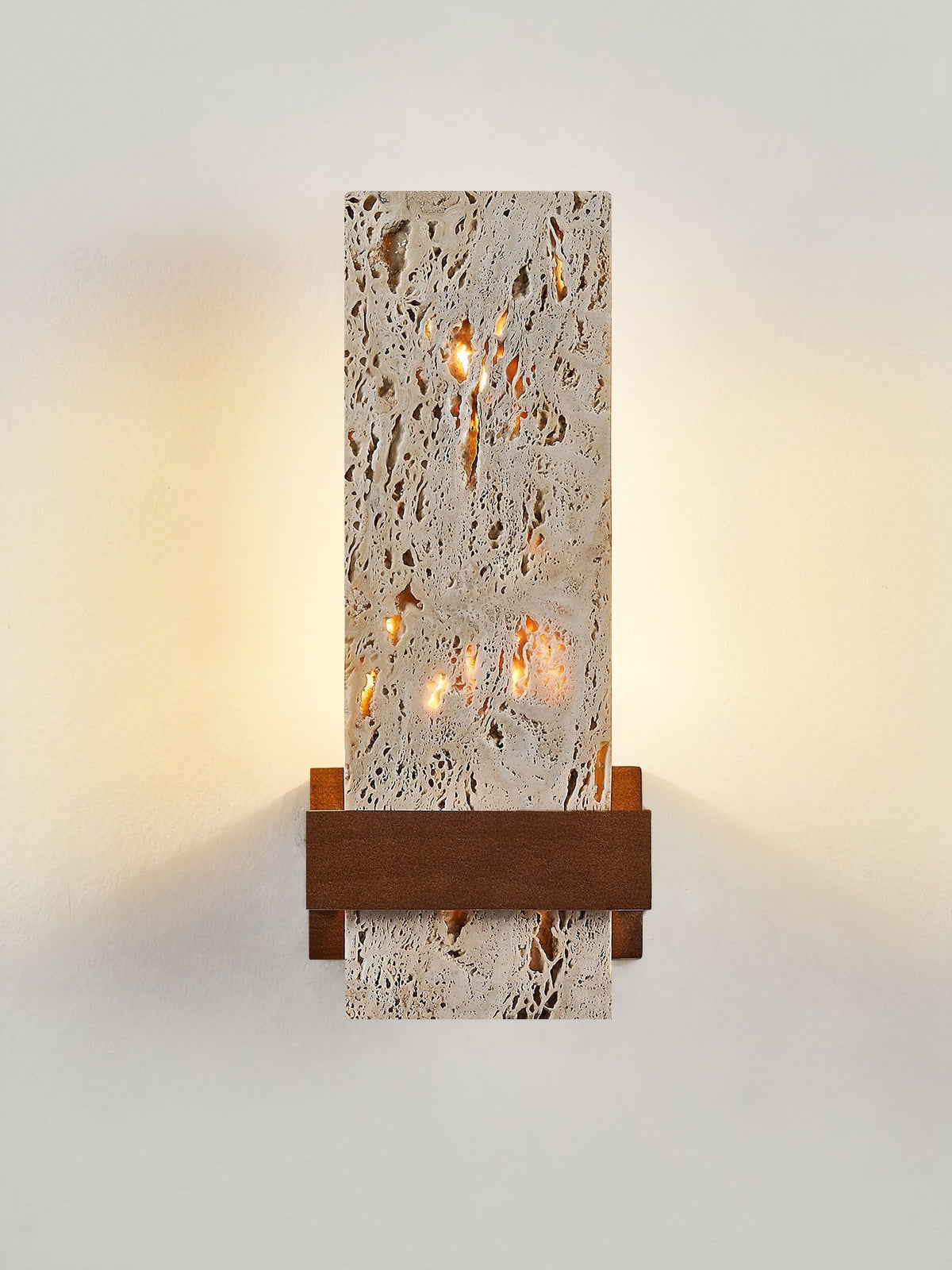 Brann Terra travertino aplique de pared