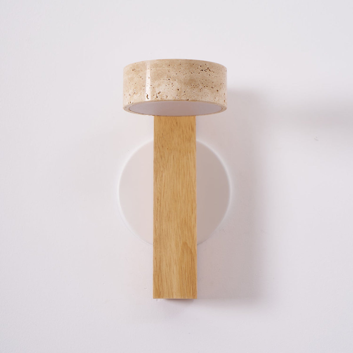 Tavalina aplique de pared Cylinder-Stack travertino