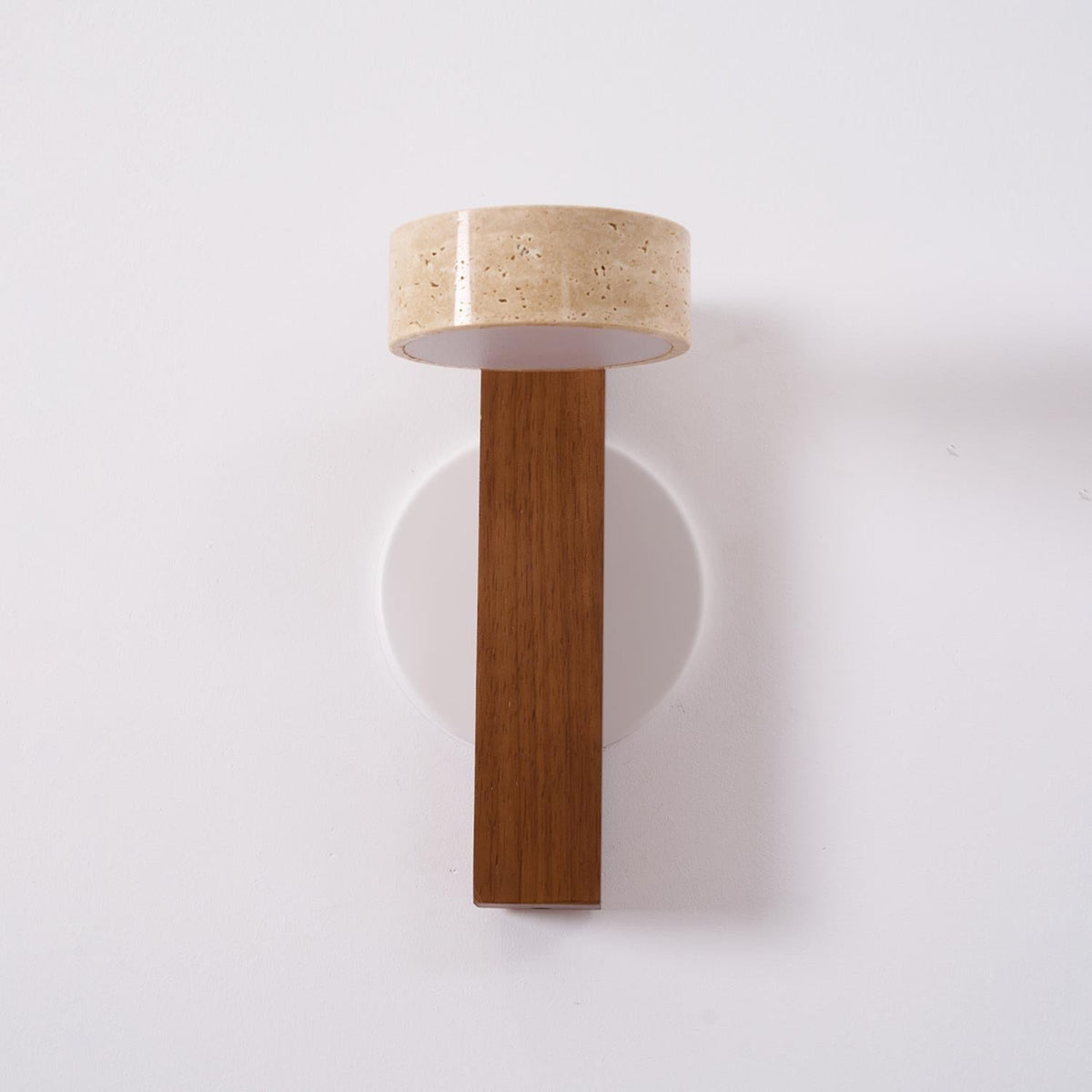 Tavalina aplique de pared Cylinder-Stack travertino
