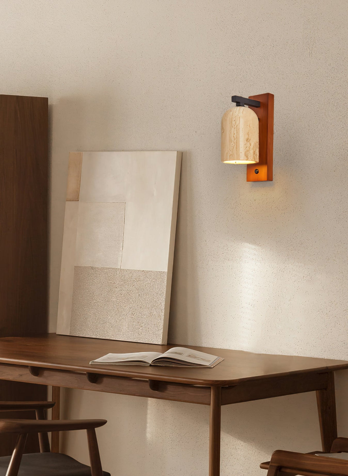 Cole aplique de pared travertino