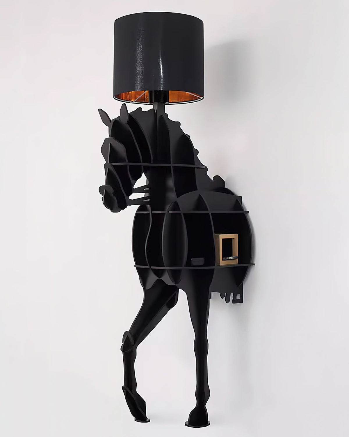 Nrasen lámpara de pie en forma de caballo